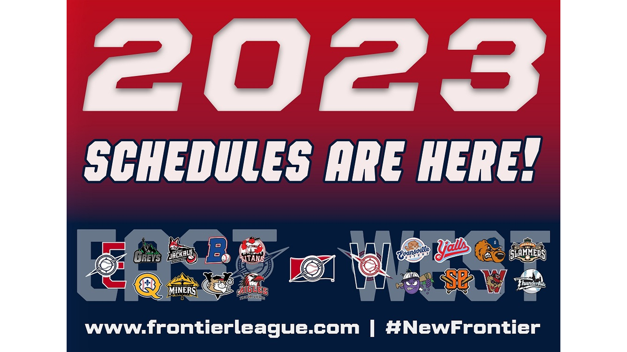 2023 SCHEDULE ANNOUNCED - OPENING DAY THURSDAY, MAY 11