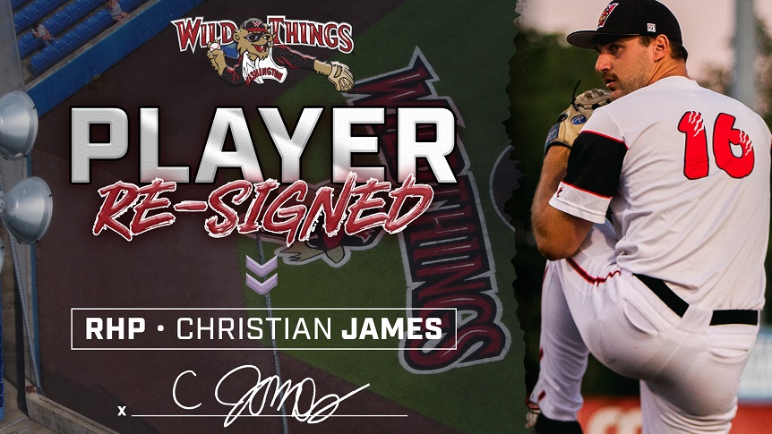 WILD THINGS BRING BACK RELIEVER CHRISTIAN JAMES TO 2023 ROSTER