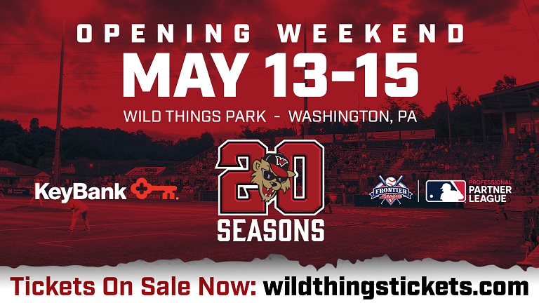 WILD THINGS ANNOUNCE OPENING WEEKEND PLANS TO KICK OFF 20TH SEASON CELEBRATION