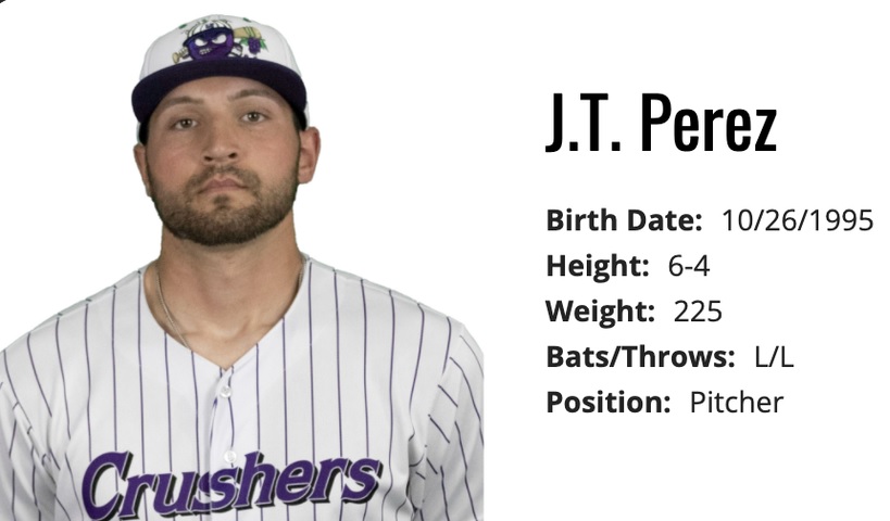 CRUSHERS PITCHER & OHIO NATIVE PEREZ SIGNS WITH DETROIT