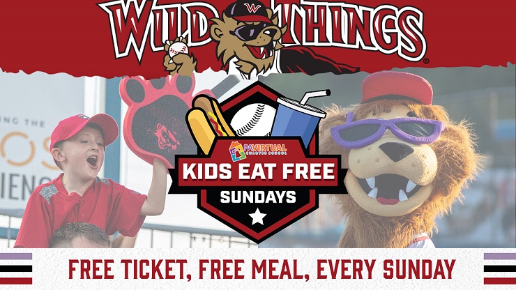 WILD THINGS ANNOUNCE SUNDAY PROMOTIONS, RETURN OF KIDS EAT FREE