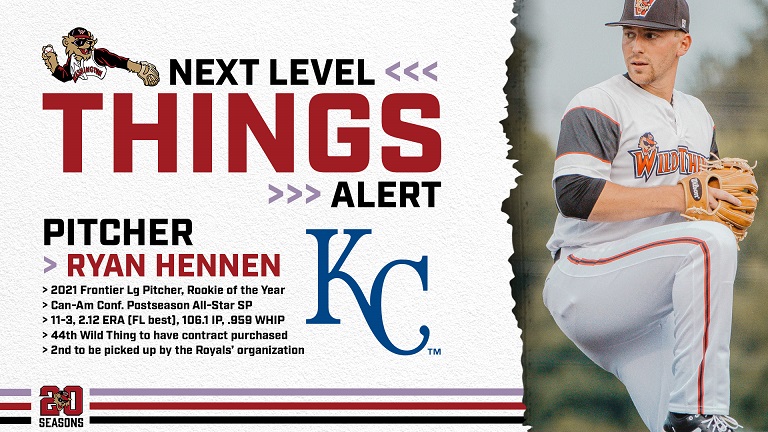 KANSAS CITY ROYALS SIGN PITCHER OF THE YEAR RYAN HENNEN