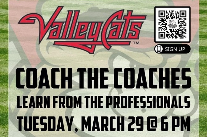 VALLEYCATS ANNOUNCE COACH THE COACHES CLINIC