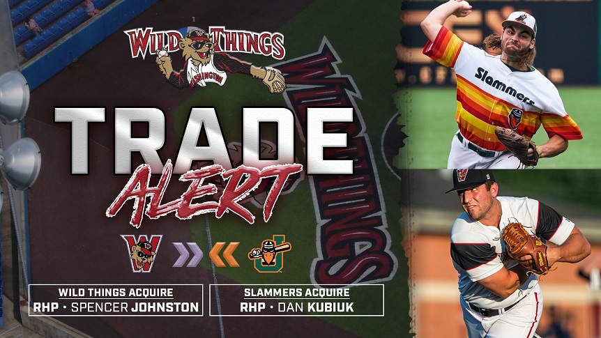 SLAMMERS, WILD THINGS EXCHANGE PITCHERS