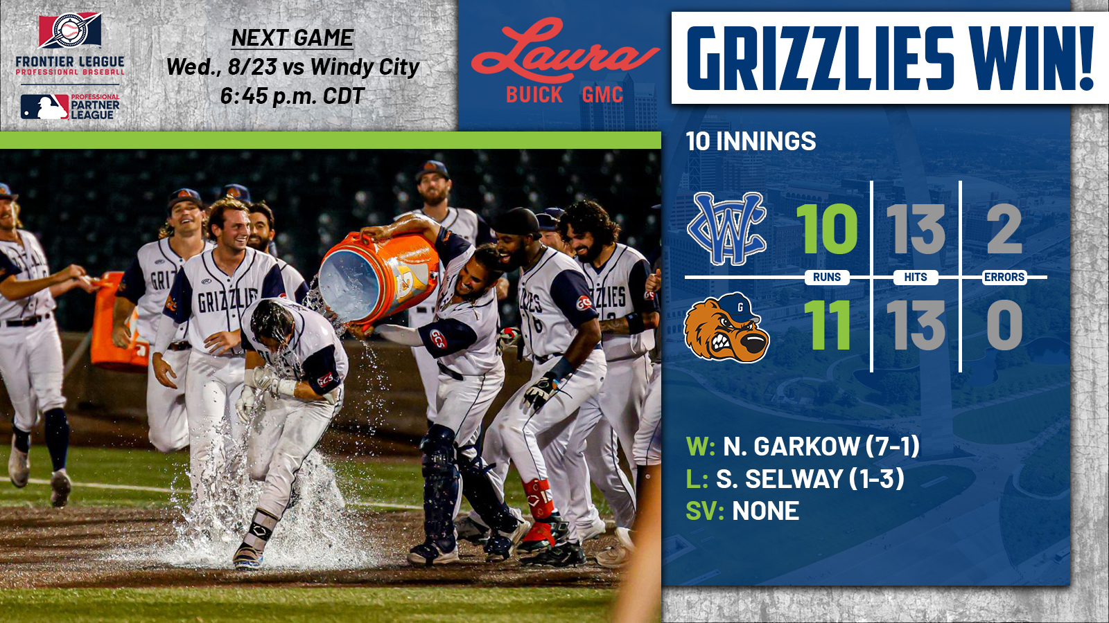 GRIZZLIES WALK OFF WINDY CITY IN CLASSIC