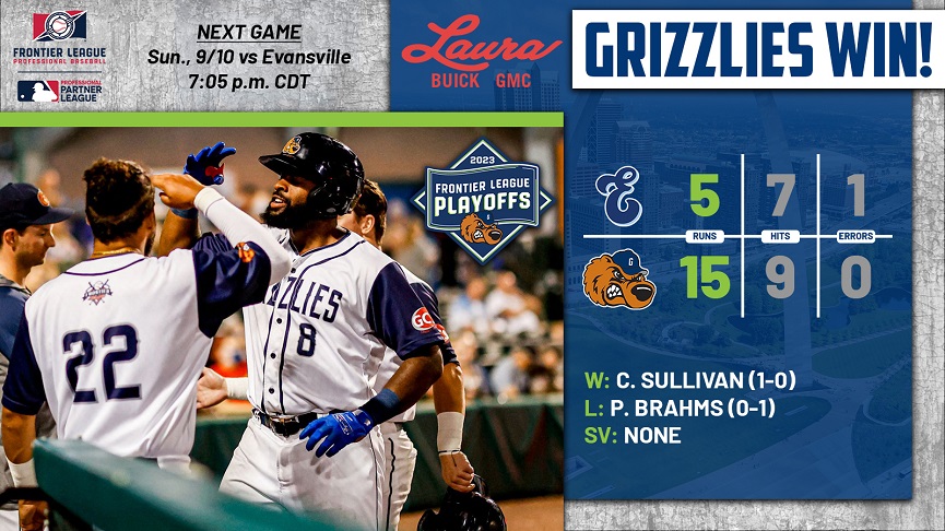GRIZZLIES RALLY TO TOP OTTERS, FORCE GAME 3
