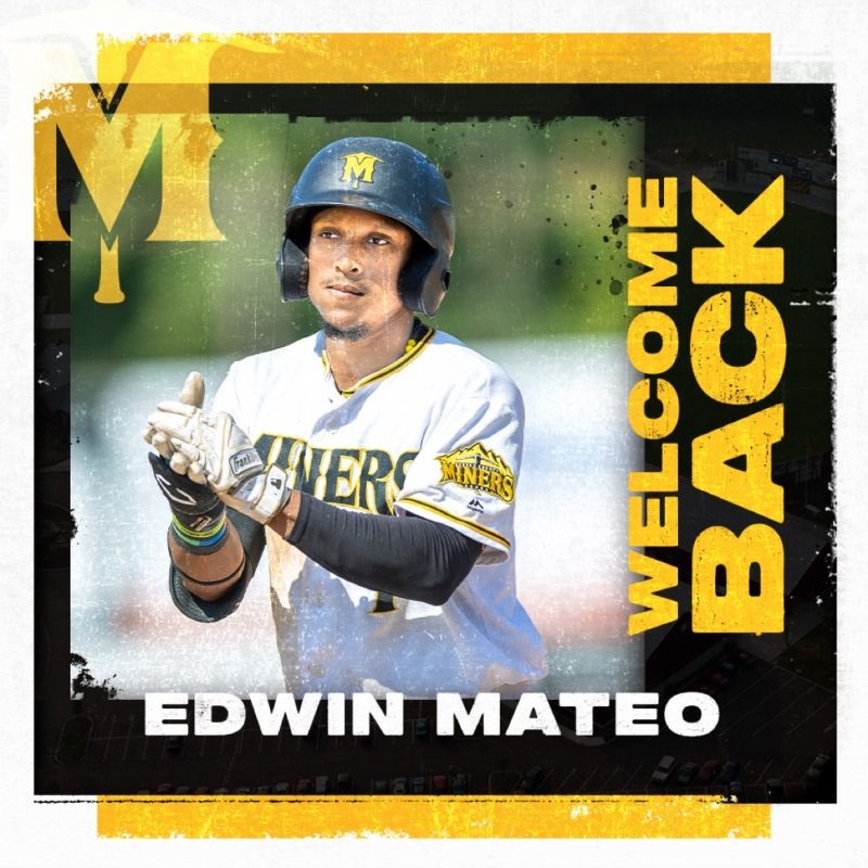 DYNAMIC ALL-STAR OUTFIELDER EDWIN MATEO RETURNS TO ENERGIZE SUSSEX COUNTY