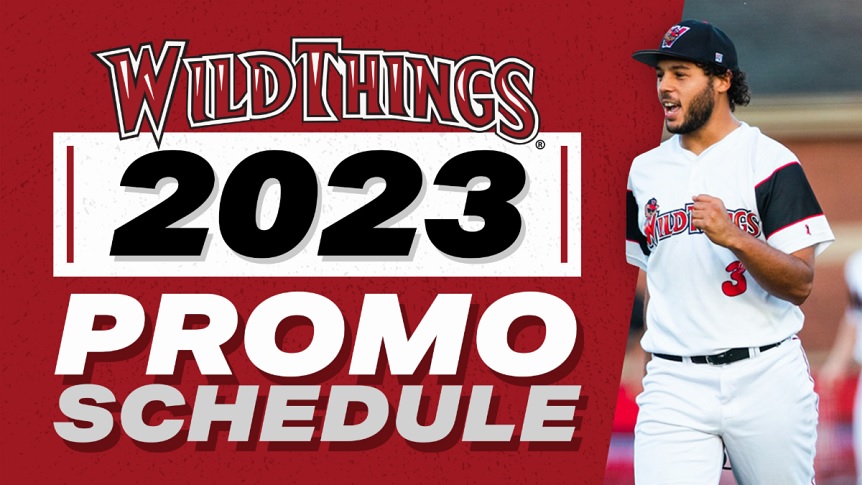 2023 PROMOTIONAL SCHEDULE RELEASED BY THE WILD THINGS