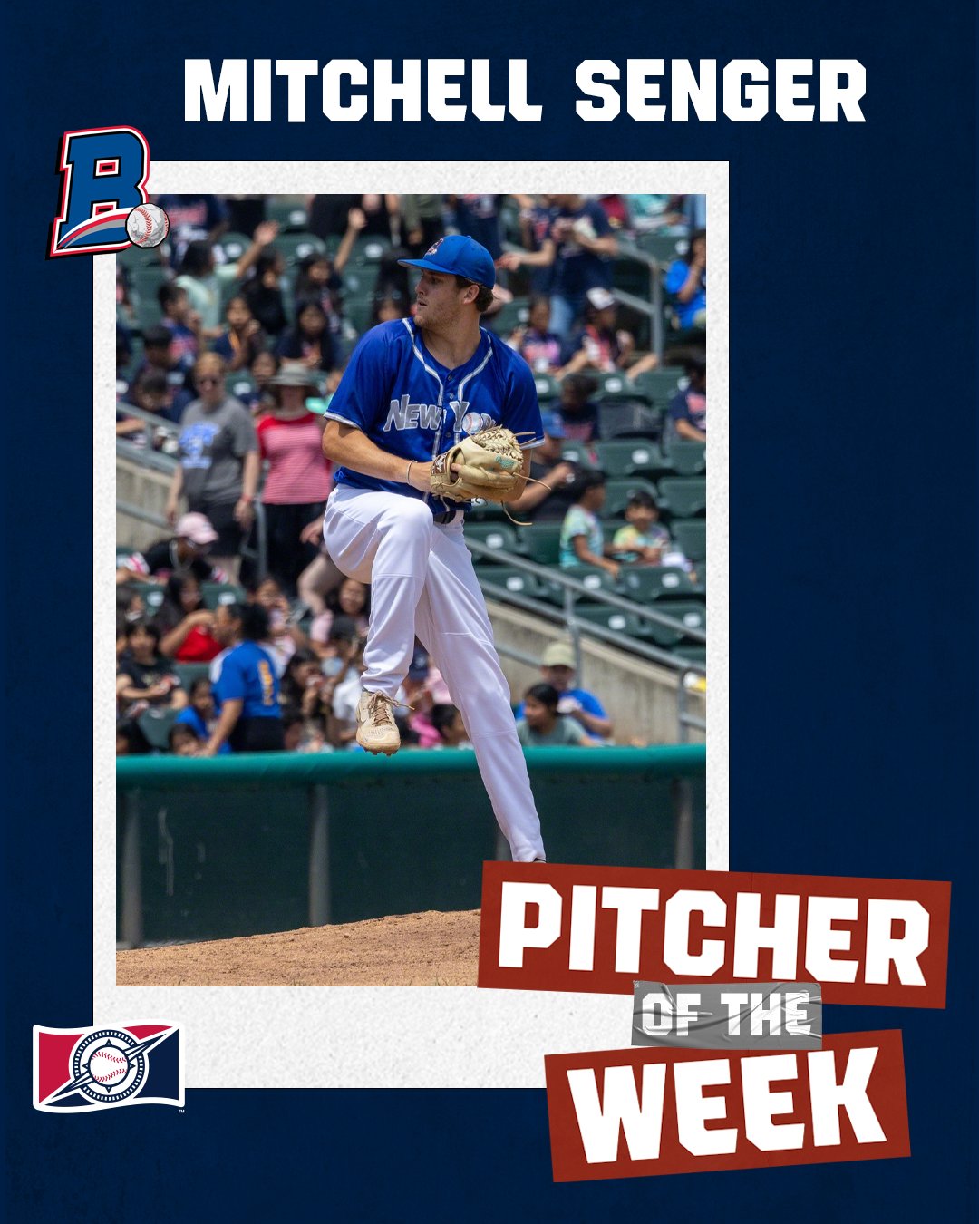 MITCHELL SENGER WINS PITCHER OF THE WEEK