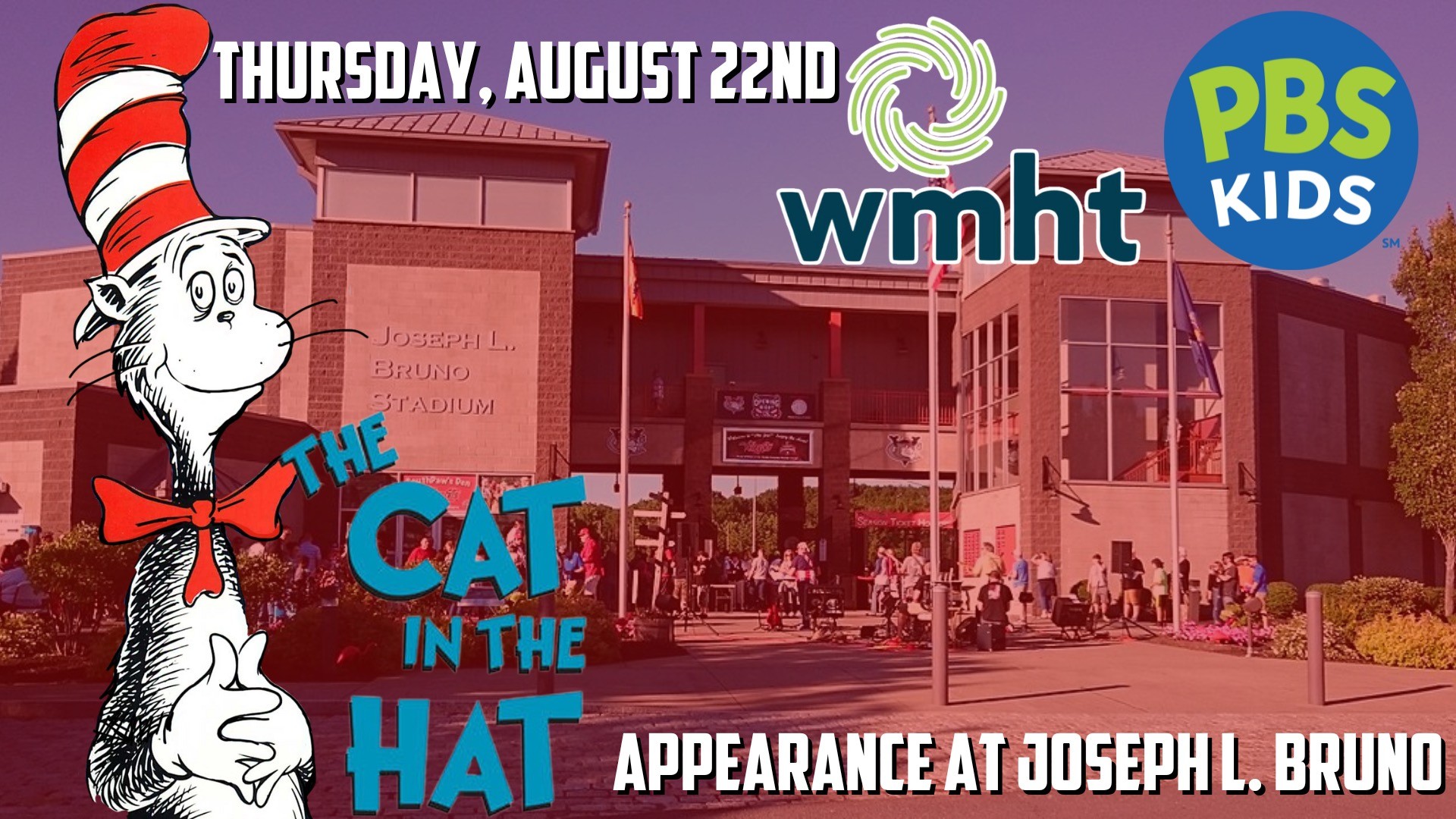 VALLEYCATS AND WMHT ANNOUNCE CAT IN THE HAT APPEARANCE